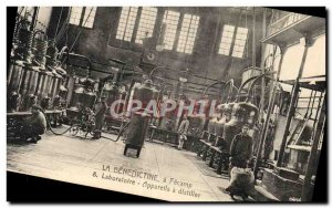 Old Postcard The Benedictine has Fecamp Laboratory Equipment has distilled