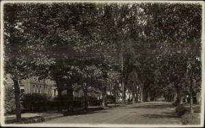 Road & Homes - Publ in & Postal Cancel MEDFORD MA Real Photo Postcard c1910