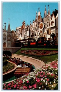 c1960's It's A Small World Happiest Cruise in Disneyland Anaheim CA Postcard 