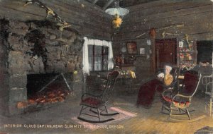 Postcard Interior Cloud Cap Inn near Summit of Mt. Hood, Oregon~122342