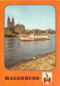 B44093 boats bateaux Magdeburg germany