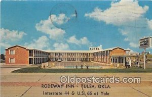 Rodeway Inn Tulsa, OK, USA Postal Used Unknown light crease right bottom corn...