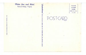 VA - Natural Bridge. Motor Inn & Hotel