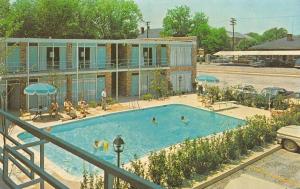 SC, South Carolina   HEART OF SPARTANBURG MOTEL~Pool   Chrome ROADSIDE Postcard