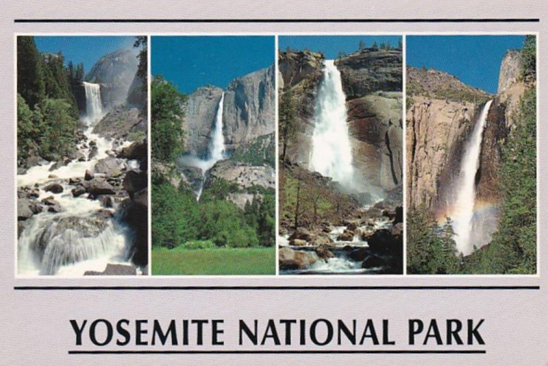 California Yosemite National Park Waterfalls