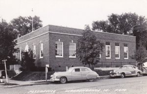 Iowa Independence Post Office Old Cars 1955 Real Photo