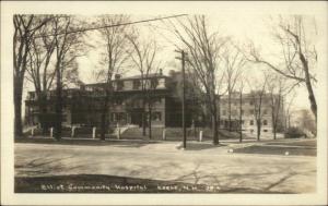 Keene NH Community Hosptal c1915 Real Photo Postcard 