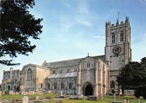 B100125 priory church christchurch dorset uk