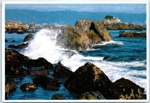 Postcard - Northern Coast Of California, Pebble Beach Drive - Crescent City, CA