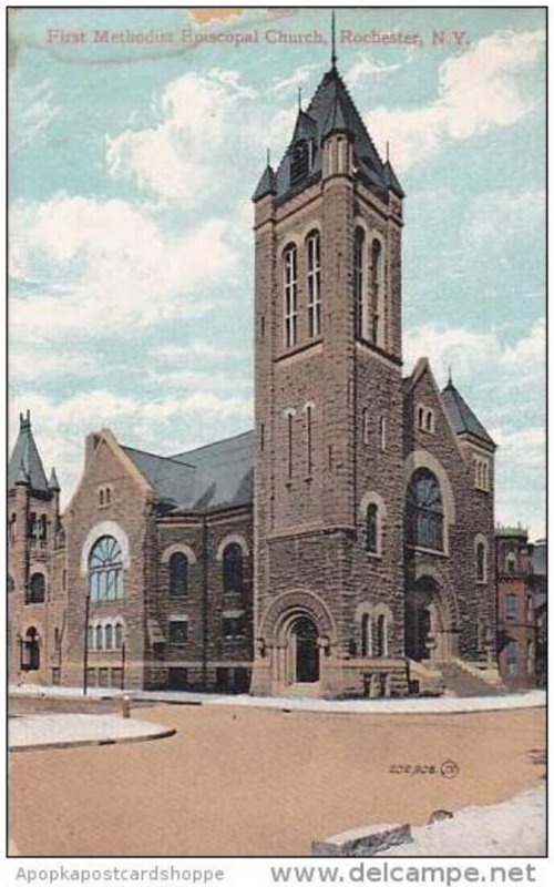 New York Rochester First Methodist Episcopal Church 1907