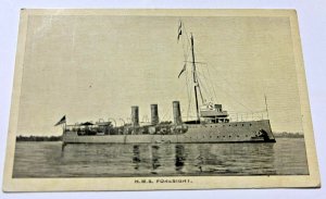 HMS Foresight Cruiser Royal Navy RPPC Postcard