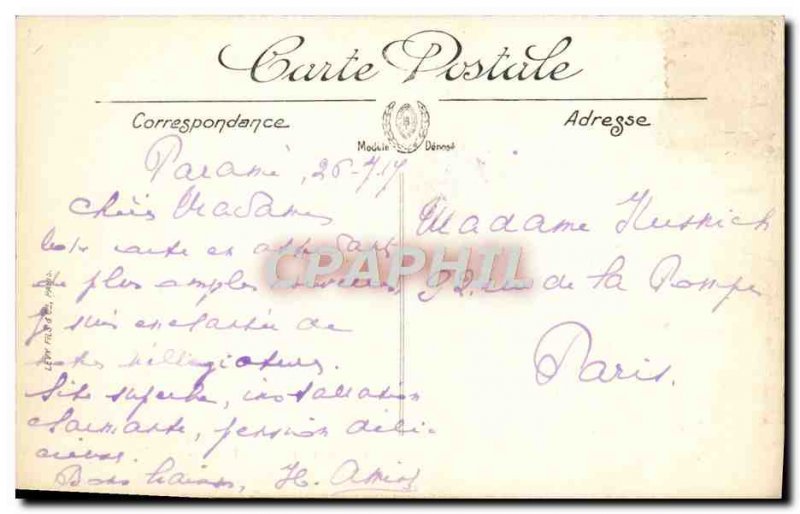 Old Postcard Parame La Digue