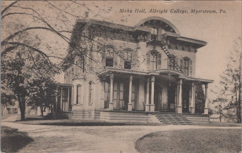 Postcard Mohn Hall Albright College Myerstown PA