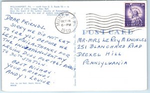 Postcard - Williamsport, Pennsylvania, USA