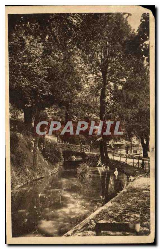 Postcard Old Angouleme Public Garden