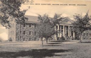 Bacone Oklahoma~Bacone College-McCoy Hall (Boys Dormitory)~People on Stairs~'40s