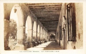 RPPC San Fernando Mission, San Fernando, California c1910s Vintage Postcard