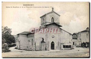 Postcard Old Domremy Church of Baptism and Communion The first of Jeanne d & ...