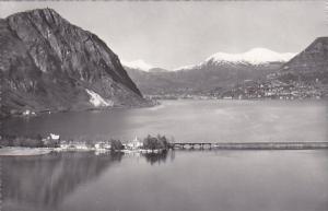 Switzerland Lago di Lugano Ponte di Melide La Romantica Photo