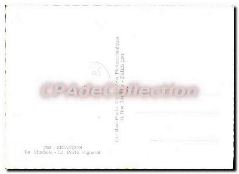 Old Postcard Briancon Citadel Gate Pinerolo