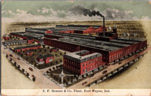 S.F. Bowser & Co. Plant, Fort Wayne IN c1913 Vintage Postcard R46