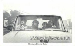 Real Photo - Montana Double Date in Misc, Montana