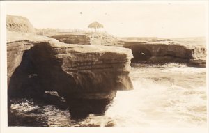 Sunset Cliffs Point Loma California Real Photo