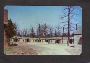 SC Collins Tourist Court Cabins Cottages Greenville South Carolina Postcard