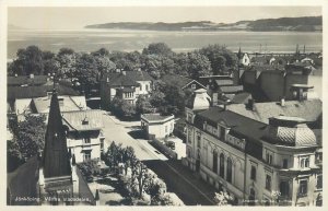 Lot of 3 real photo postcards 1930s Sweden Jönköping 