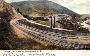 Horse Shoe Curve on Pennsylvania R. R. Altoona, Pennsylvania PA  