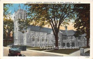 First ME Church - Oneonta, New York NY  