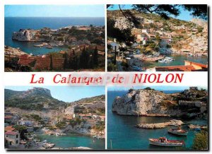 Modern Postcard Calanque Niolon