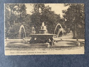 Villa Borghese Fontana Del Cavalli Marini Roma Italy Litho Postcard H2029081938