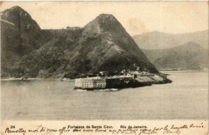 CPA AK RIO DE JANEIRO Fortaleza de Santa Cruz. BRAZIL (622805)