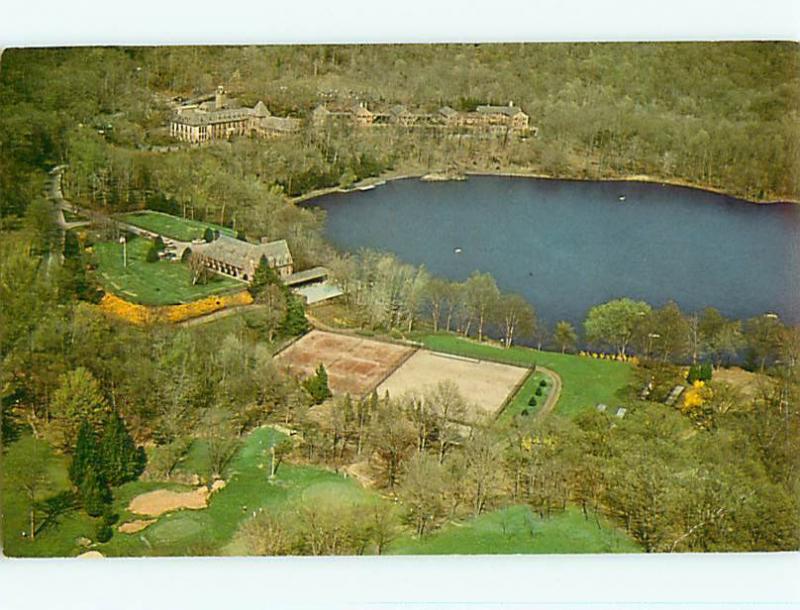 Vintage Post Card Aerial Valeria Utopia in Hills Westchester Cty  N Y # 4502