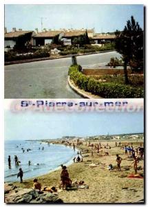 Postcard Old St Pierre sur Mer Aude Villas and Beach