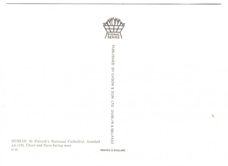 Choir, Nave, St Patrick's National Cathedral, Dublin, Ireland,