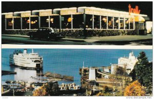 Ferry & Troll's Restaurant , Horseshoe Bay , B.C. , Canada , 50-60s