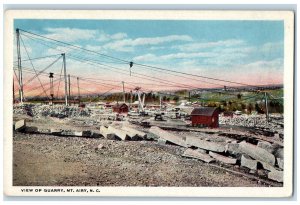 c1930's View Of Quarry Mt. Airy North Carolina NC Unposted Vintage Postcard