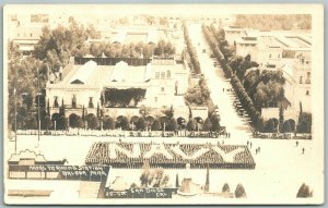 NAVY LIVING PICTURE BALBOA PARK SAN DIEGO CA ANTIQUE REAL PHOTO POSTCARD RPPC