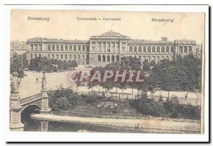 Old Postcard Strassburg University