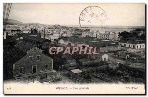 Old Postcard Bizerte Tunisia General View