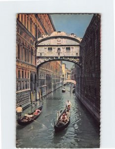 Postcard The Bridge of Sighs, Venice, Italy