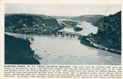 WV - Harper's Ferry, View from Loudoun Heights