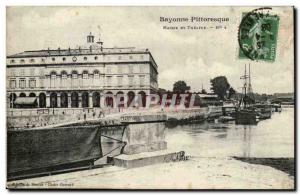 Bayonne Old Postcard Mary and theater