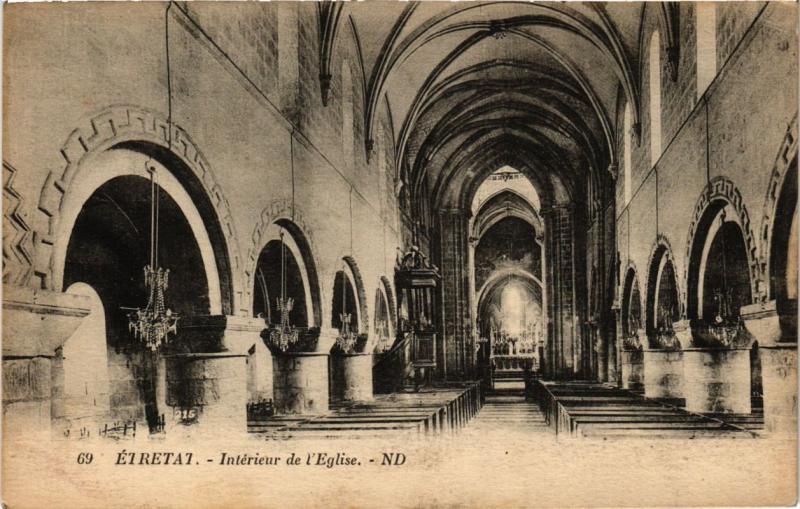 CPA ETRETAT-Interieur de l'Église (269837)
