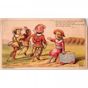 R W BELL & Co Soap - Children Buffalo - Thos Lawrence Candy Victorian Trade Card