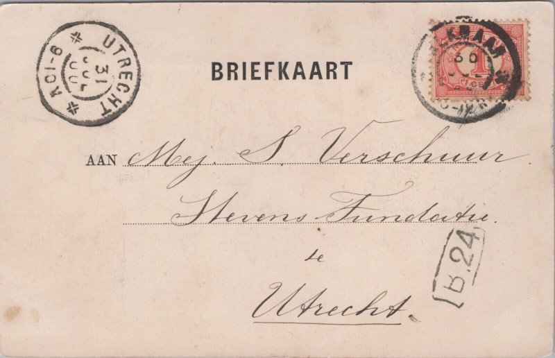 Netherlands Alkmaar Stadhuis Vintage Postcard C080