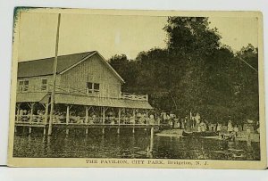 NJ The Pavilion, City Park Bridgeton N.J. New Jersey Postcard I7