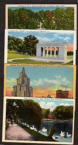 RI Lot 8 PROVIDENCE RHODE ISLAND Postcards Pre-Chrome